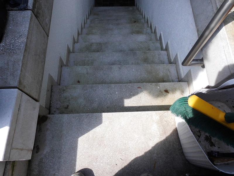 Betonwerkstein - Vorher